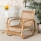 Baxton Studio Blanca Modern Bohemian Natural Rattan Accent Chair 217-12732-ZORO - alternate 1
